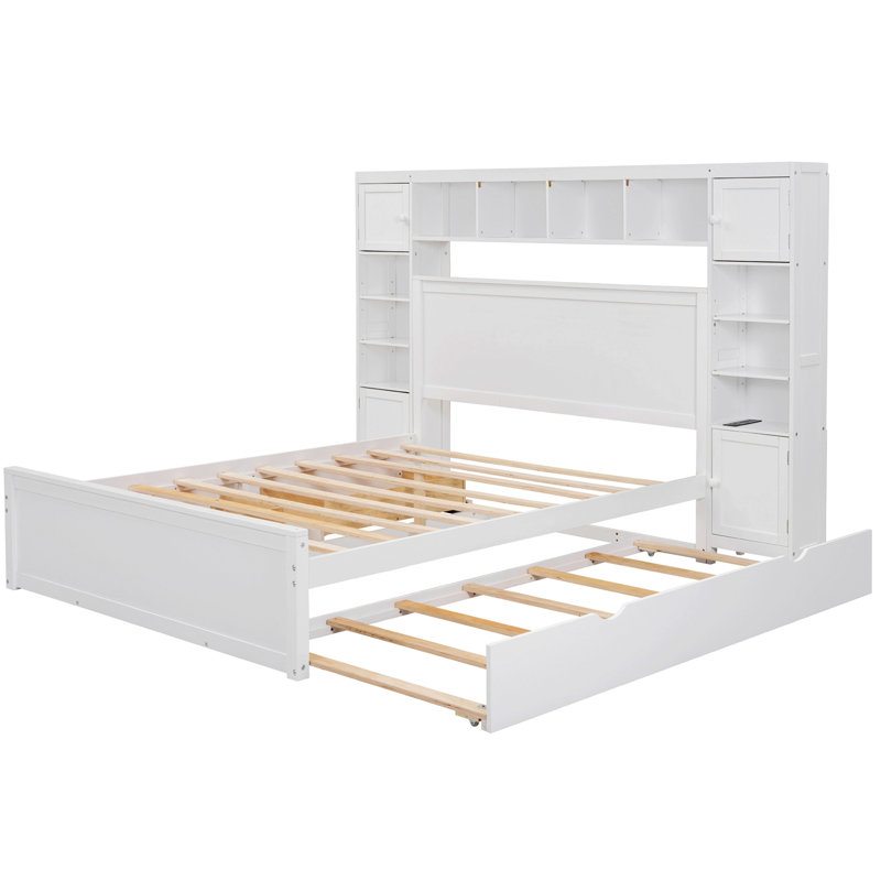 Elko Platform Storage Bed, Queen, White