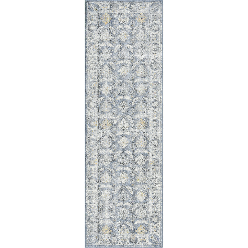 Tapis bleu czerwinski, Tapis de couloir 2 pi 3 po x 7 pi 3 po