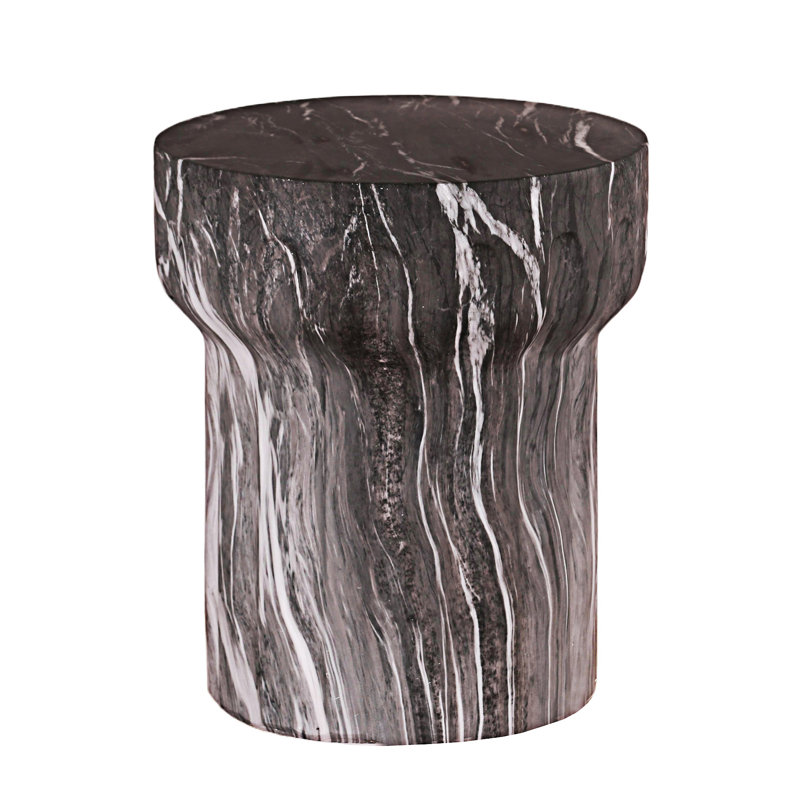 Cement Outdoor End Tables Side Table