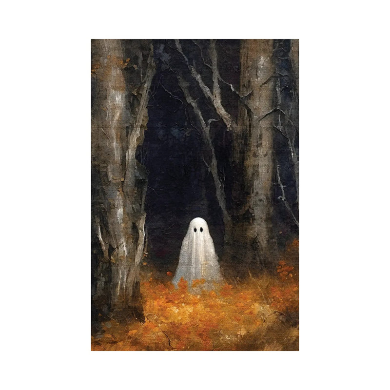 Ghostly Woods 1 Piece Wall Art on Canvas, 30.48 cm H x 20.32 cm W x 1.905 cm D, Does Not Apply