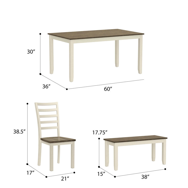 6 Piece Dining Table Set