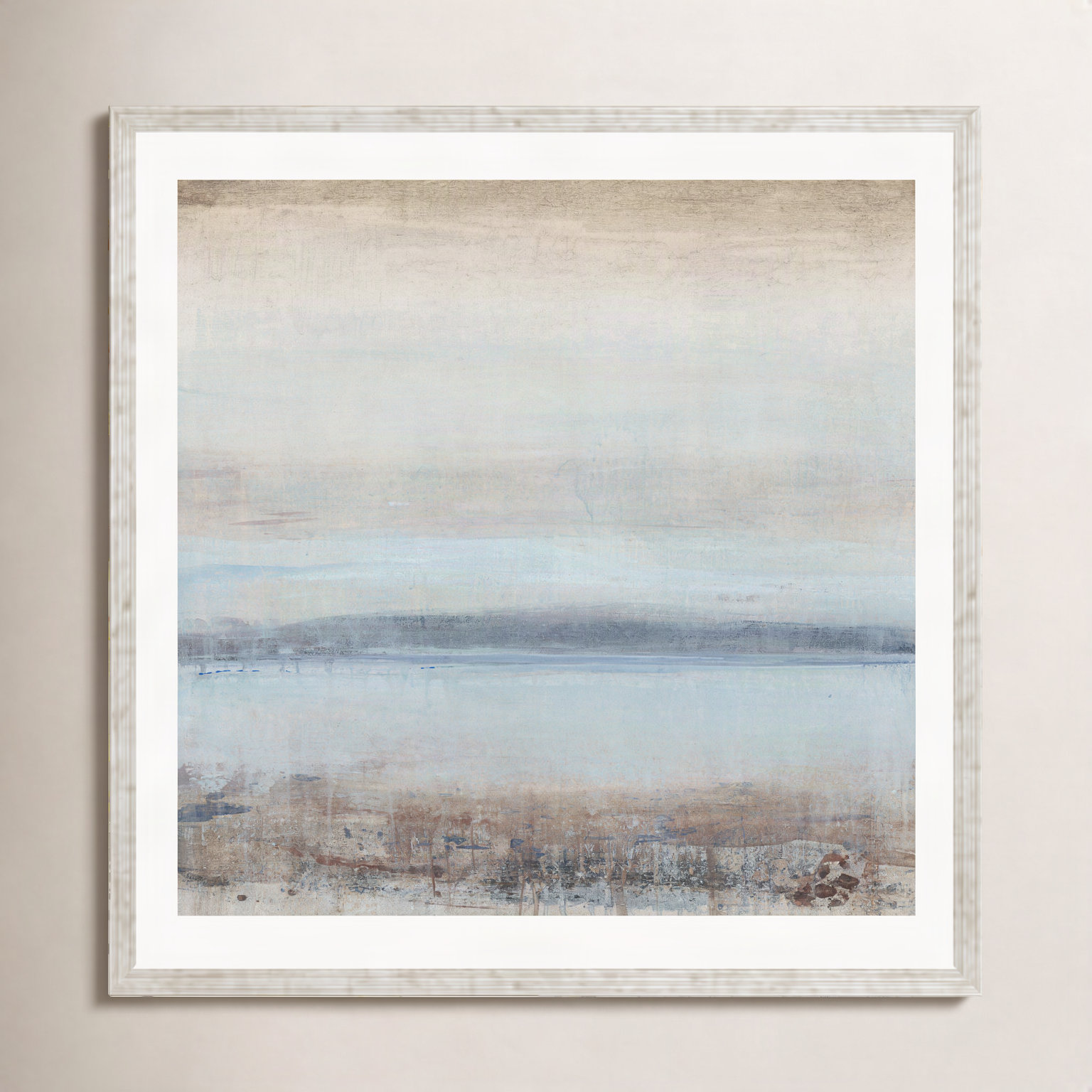 Tranquility I Painting by Tim O'Toole, 20"H x 20"W, Pattern Silver