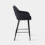 Alvy Upholstered Counter Stool with Metal Frame