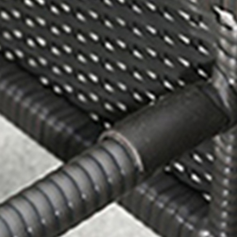 Chaise longue en rotin Smooth