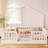 Floor Bed with High Rails, Wooden Montessori Bed with Light-1344711973-1344711970