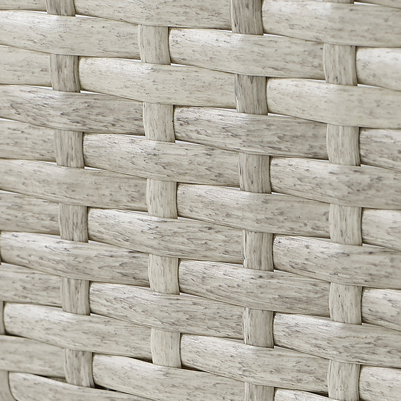 Repose-pieds d'extérieur avec coussin Wenner, Gris