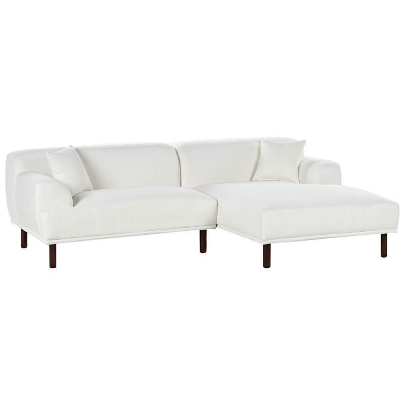 HOLT 3 Seater Corner Sofa, White