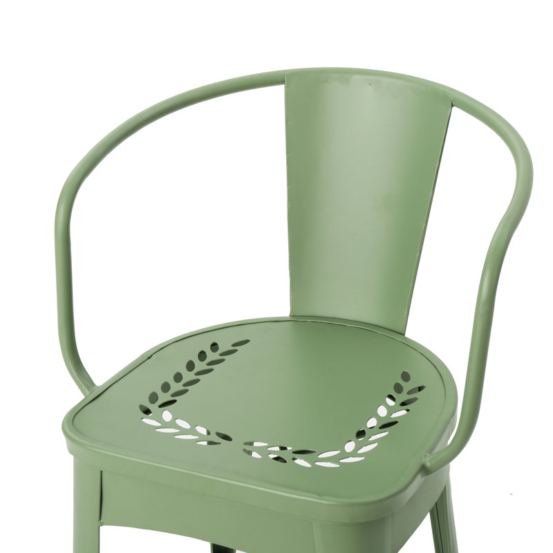 Ensemble de 3 bistro en fer, usage extérieur, eau, 29,5 po x 24,09 po x 24,09 po, 32,95 lb, Kd