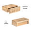 Tablette murale en bois massif Amira-985112571