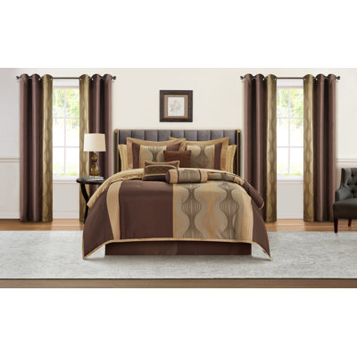 Ensemble d'édredon en microfibre 15 pièces Kath