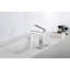 Robinet de lavabo de salle de bain avec contrôle à poignée simple et trop-plein de drain, fabrication en acier inoxydable, aspect nickel brossé, aérateurs pour une sortie à bulles lisse, antirouille, ensemble facile à installer