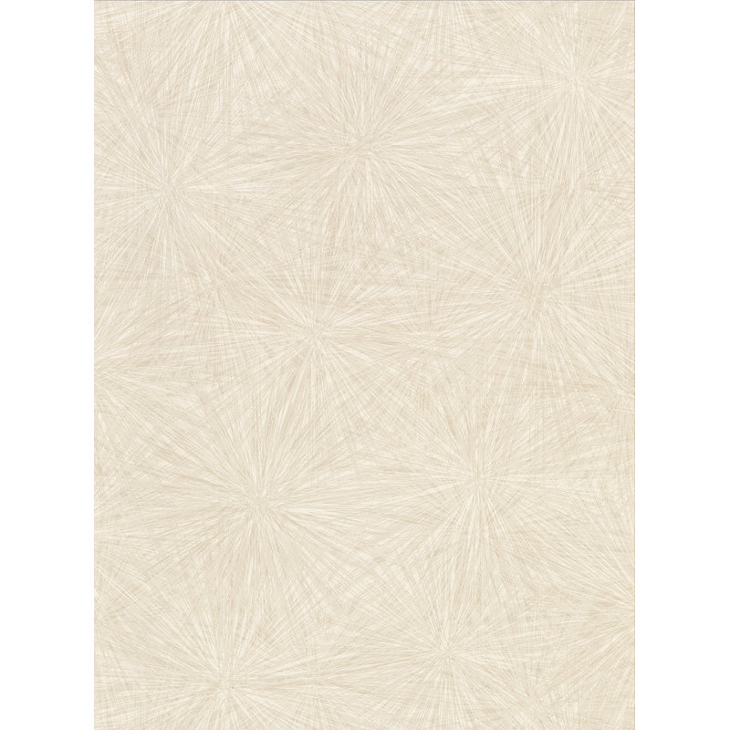 Rouleau de papier peint Majestic Champagne Starburst L 27 pi x l 27 po, Champagne