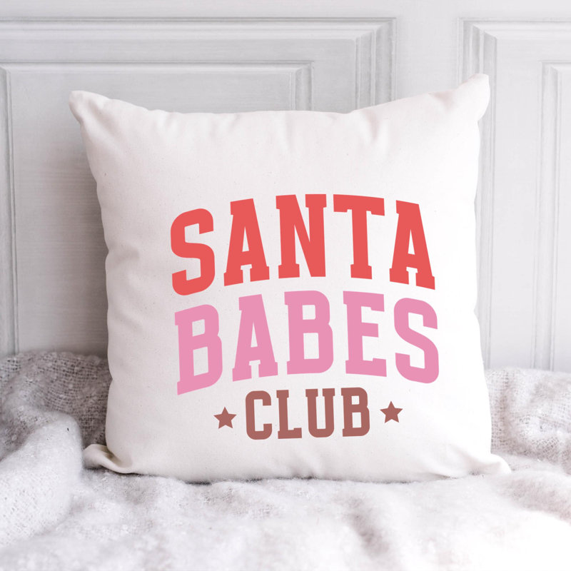 Christmas-06_3 Polyester/Polyester Blend Reversible Throw Pillow, 20" x 20"