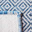 Tapis intérieur / extérieur bleu marine / ivoire Lugo 230-315360547