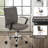 Kundra High Back Ribbed Office Chair Ergonomically Designed With Armrest Executive Swivel Computer Chairs-920844125