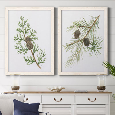 Winter Botanical III - ensemble de 2 reproductions d'art