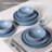  12 Piece Stoneware Dinnerware Set - Service For 4-763347698