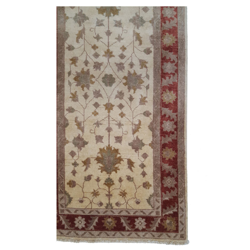 Daugherty Hand Knotted 3x14 Gold Runner