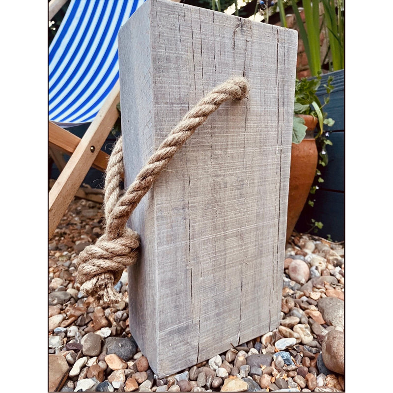 Flen Wood Weighted Floor Stop