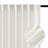 Cotton Linen Blended Light Filtering Curtain,Back Tab Hooks  Drapes (Set of 2,With Hooks)-49156120-49156132