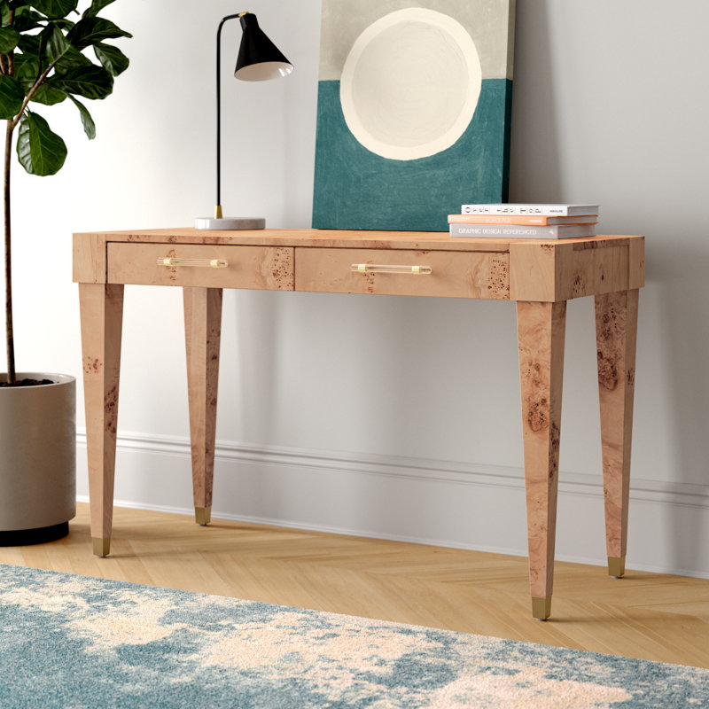Elianna Solid Wood Top Writing Desk
