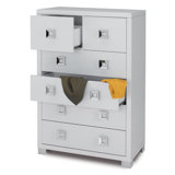 Holquin Solid Wood 28.74'' W 6 - Drawer Dresser