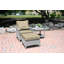 Bella Wicker Teak Outdoor Lounge Chair-1037614403-1037255471