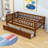Wood Daybed with Two Drawers and Slats-209425329-209425341
