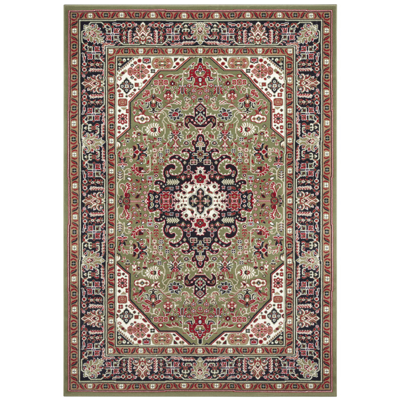 Skazar Isfahan Tufted Green Rug, Rectangle 200 x 290cm