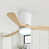 White / Beige Wood selected