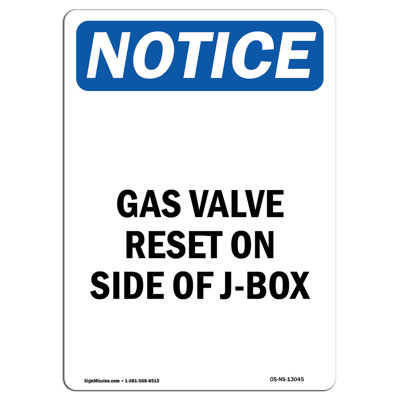 Gas Valve Reset