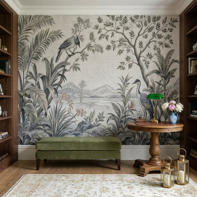Décoration murale botanique amovible