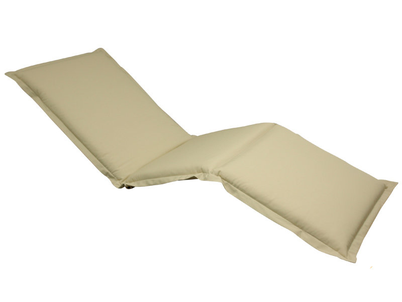 Afrin Lounger Cushion, Beige, 9cm H x 62cm W x 195cm D