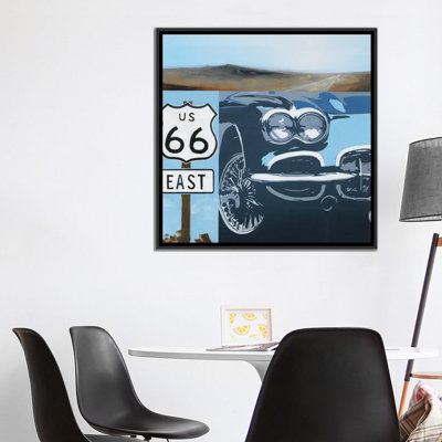 « route 66-a », impression sur toile