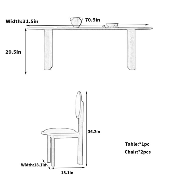 Dimensions du produit
