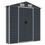 Remise de jardin Brisayda en acier galvanisé 6,3 x 26,6 x 6,5 pieds