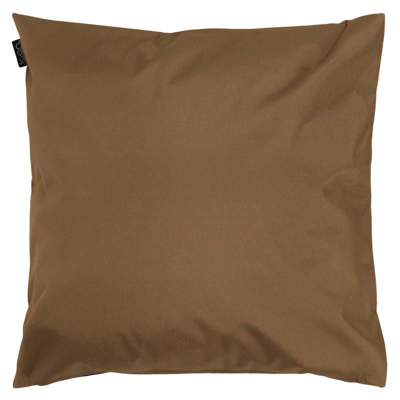 Indoor / Outdoor Square Cushion, Chocolate Geometric