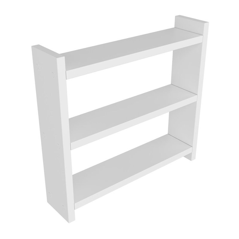Antania Freestanding, White, 40cm H x 44cm W x 10cm D