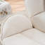 Fauteuil d'appoint pivotant rembourré et capitonné-139374659