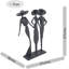 LADIES AT THE RACES Iron Figurine 27cm-92166307