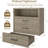 31.5" Wood Nightstand with Drawer & Shelf - Modern Bedside End Table-494160355