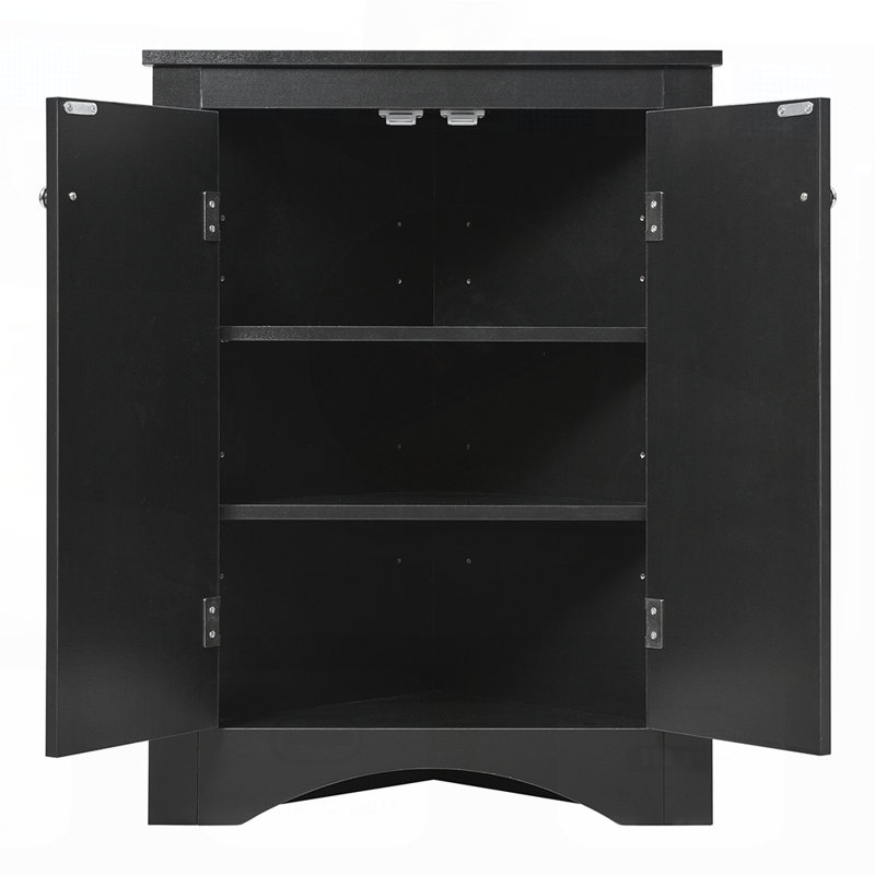 Armoire de rangement Triangle, Noir
