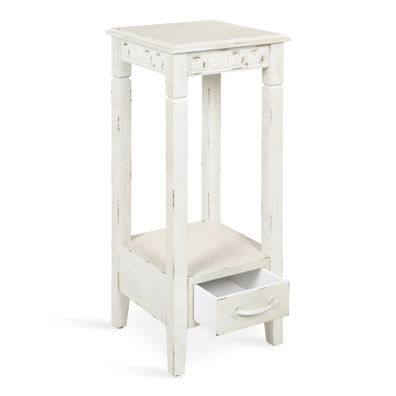 Dodson Solid Wood Top End Table with Storage