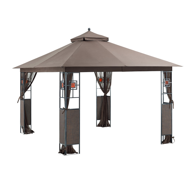RosaBella 10 ft. x 12 ft. Gazebo with Mosquito Net