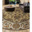 Tapis doré et ivoire noué à la main de haute qualité Trinity