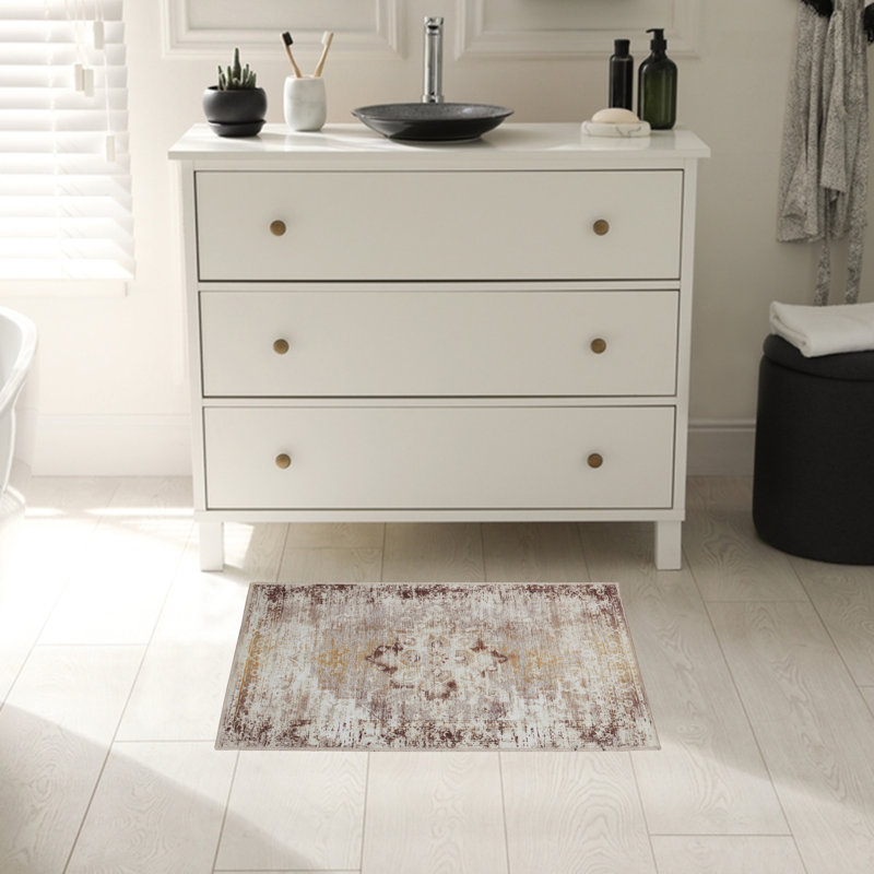 Tapis d'intérieur lavable à la machine Polston, Rectangle 2 pi x 3 pi