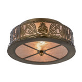 Mountain Pine 2 - Light Flush Mount