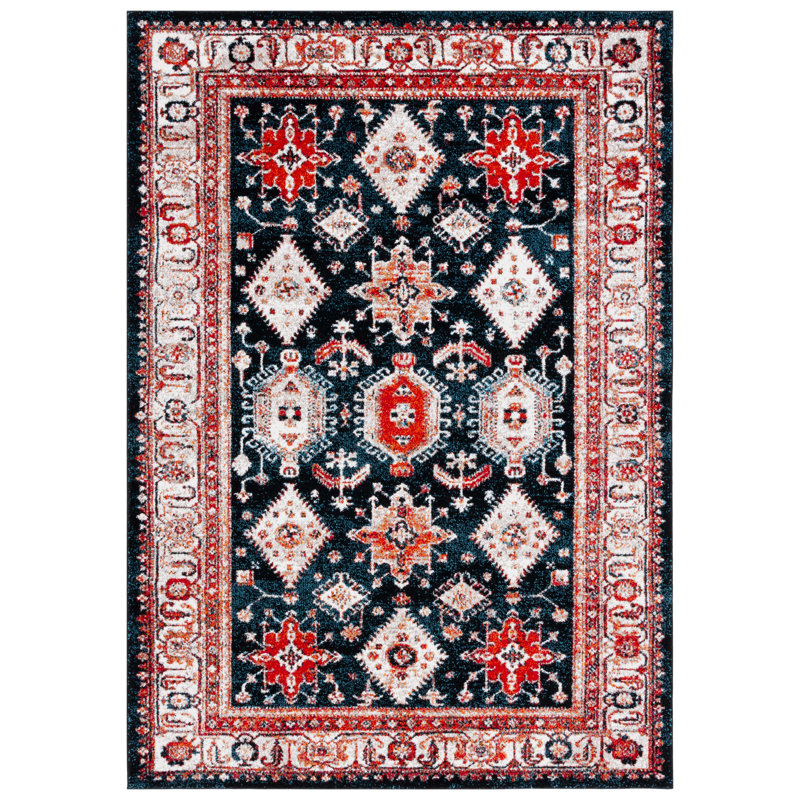 Vintage Hamadan Performance Oriental Rug, Rectangle 8' x 10'