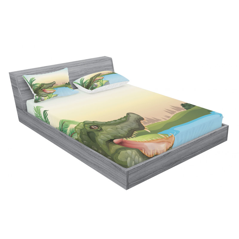 Microfiber Sheet Set, Queen Sheet Set with Fitted Sheet