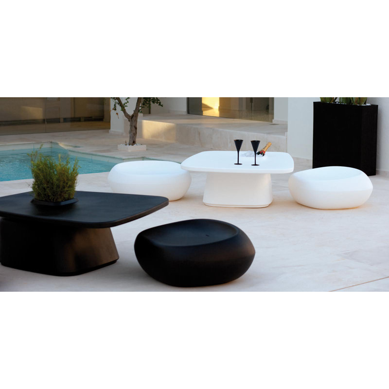 Noma Plastic Coffee Table, Taupe